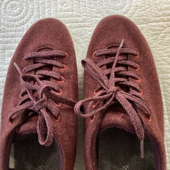 Allbirds Wool Piper in Hazy Burgundy Sneakers Mens Size 11 main image 4